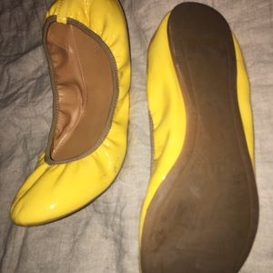Jcrew ballet flats patent leather Sz 9